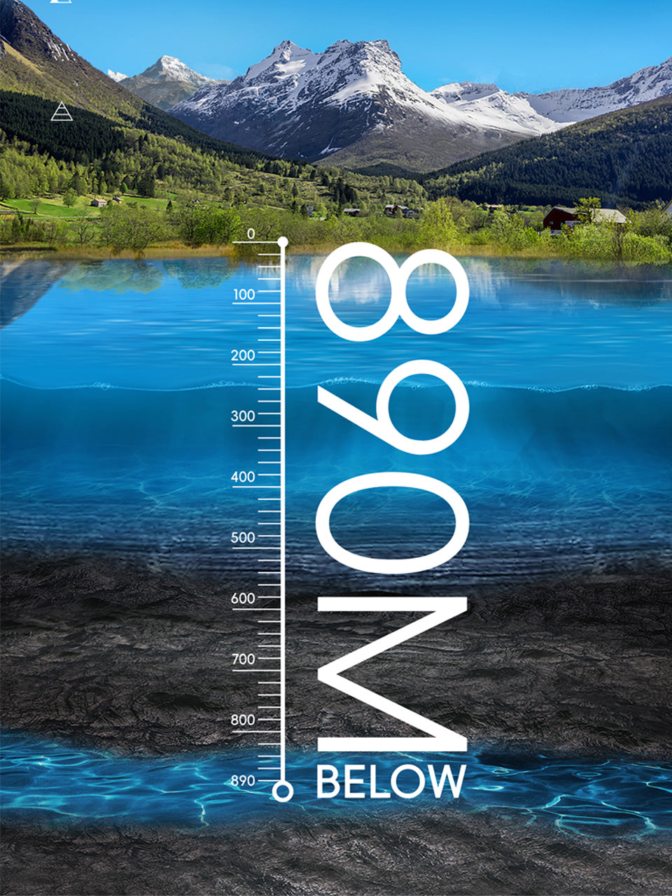 890 BELOW™ New Zealand Artesian Water 350ml x 24